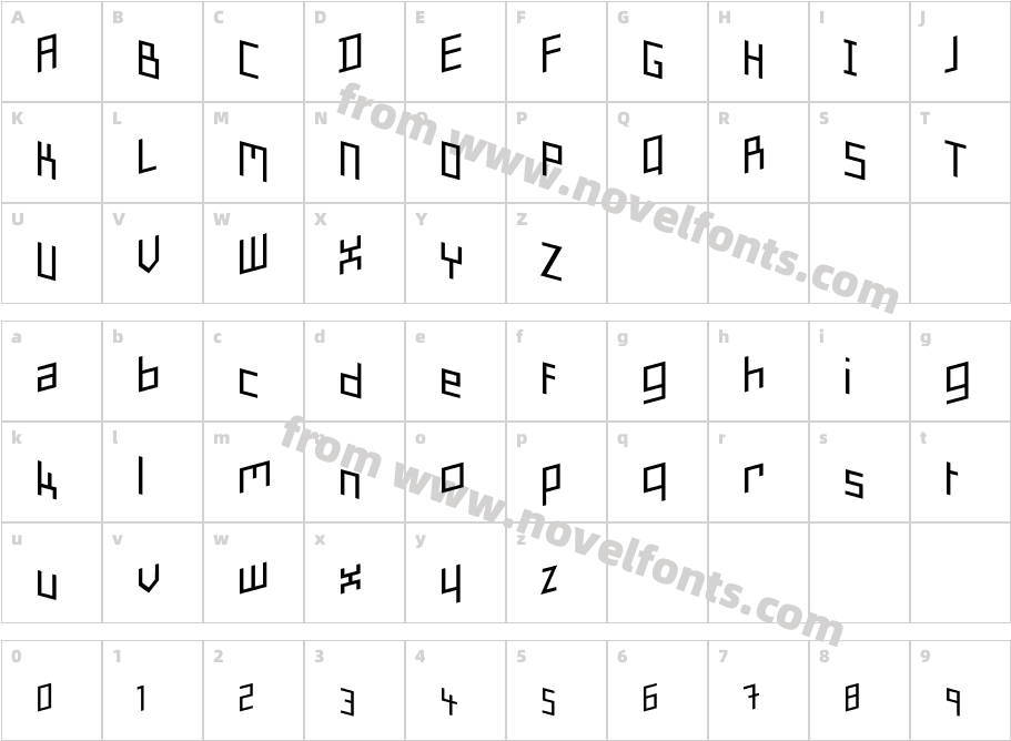 Minimum-BongMediumCharacter Map