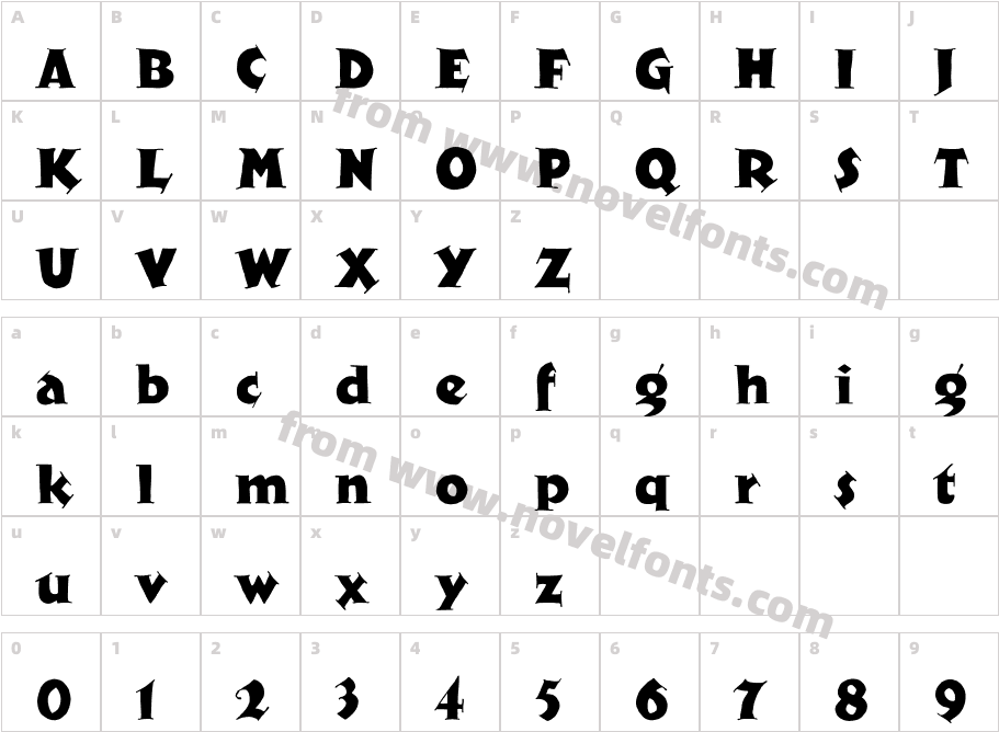 NewspaperCharacter Map