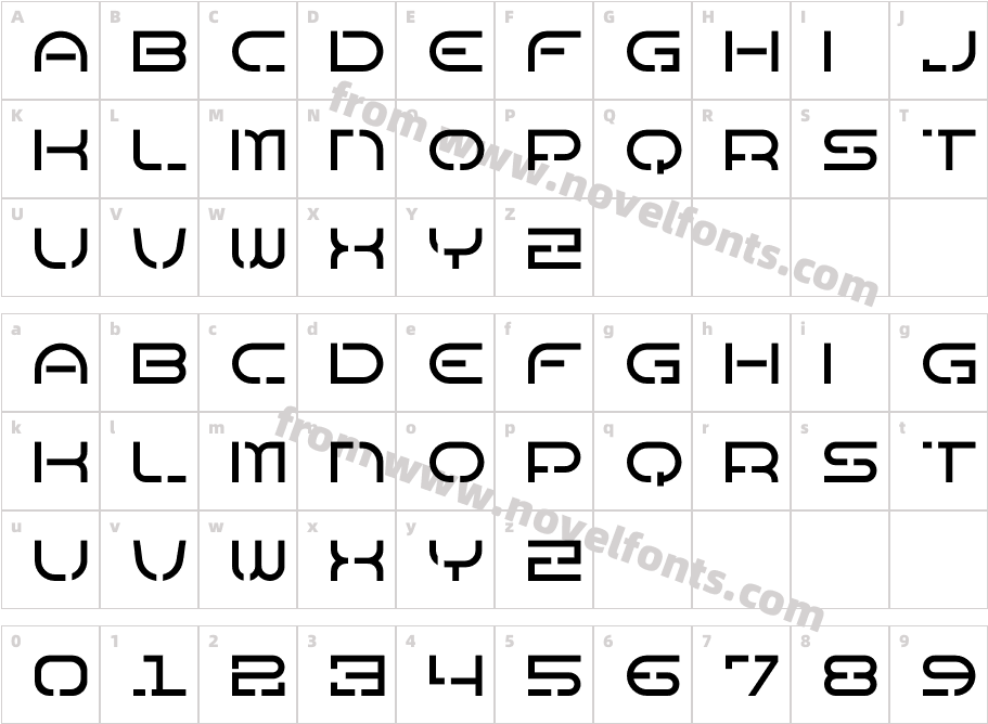 NexionCharacter Map