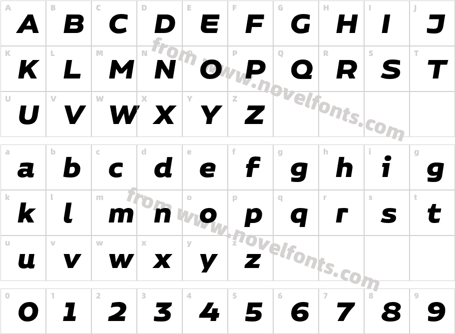 Niemeyer Black ItCharacter Map
