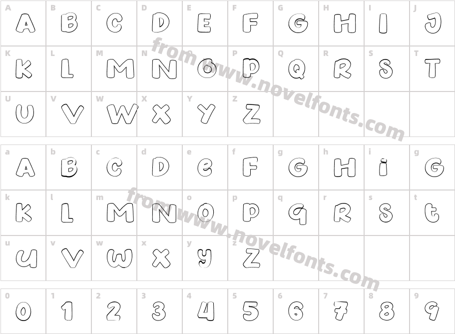 Night in Jakarta OutlineCharacter Map