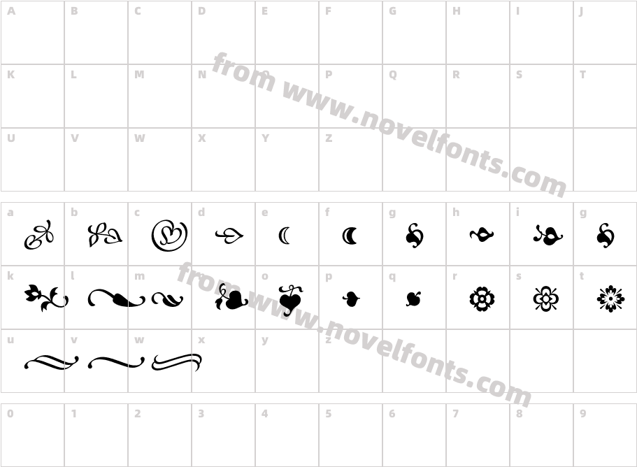 Minion-OrnamentsCharacter Map