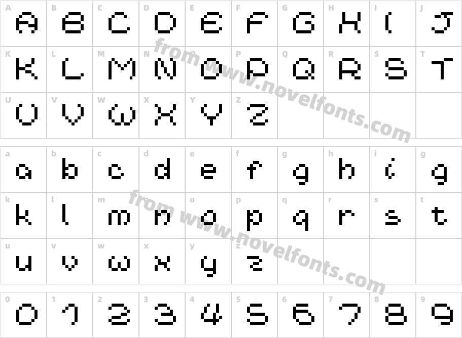 Nineteen Ninety SixCharacter Map