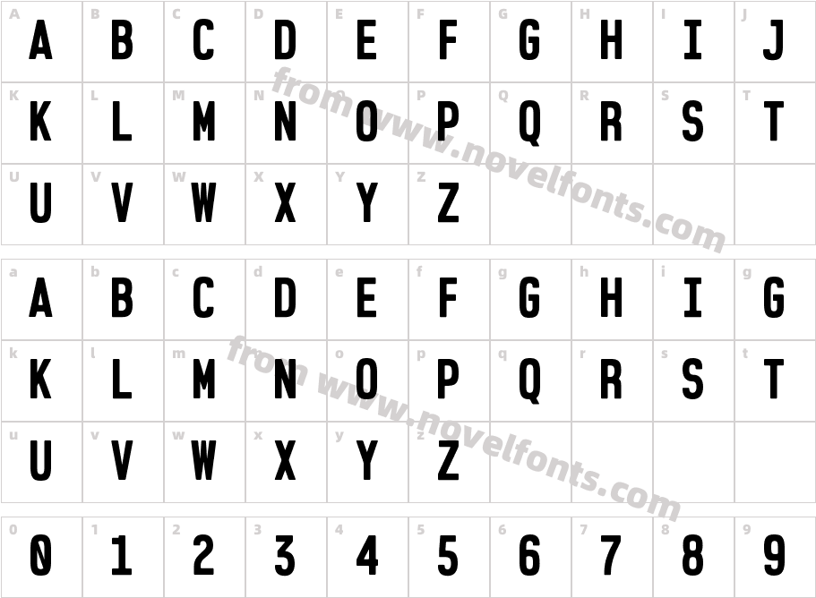Noplato MonoCharacter Map