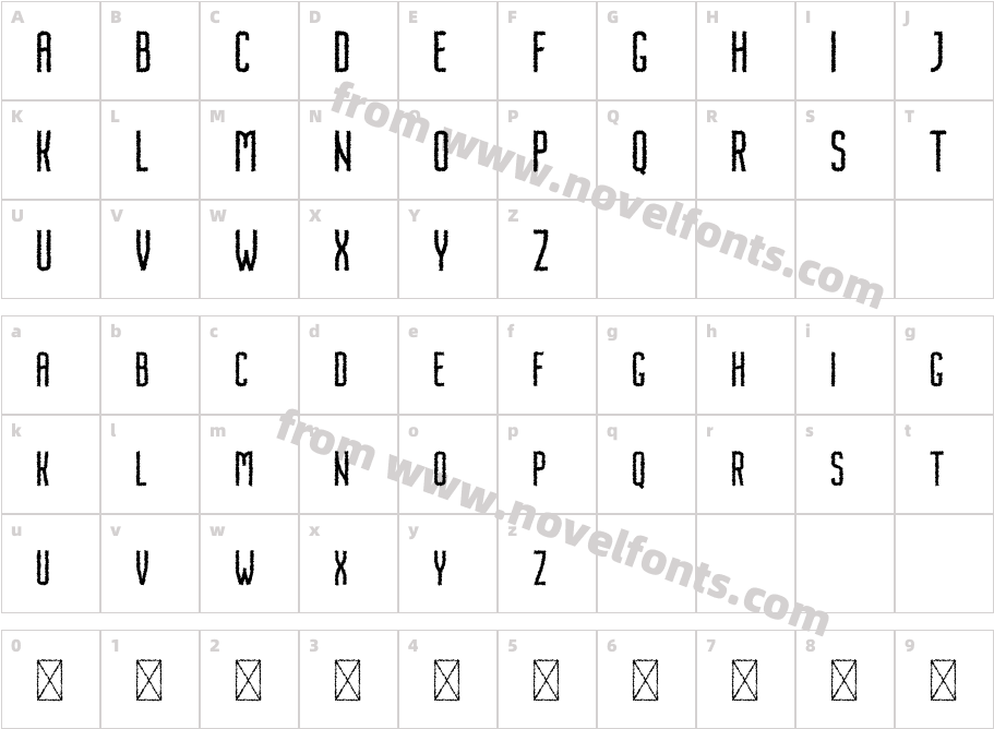 Nordin Free RoughCharacter Map