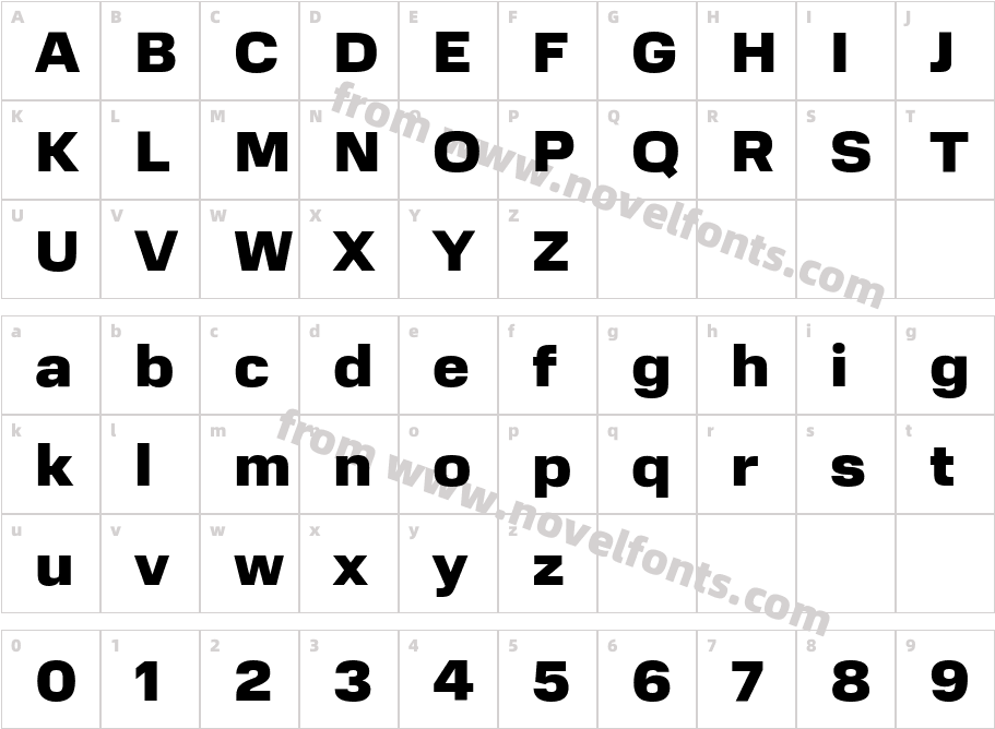 Normalidad Text BlackCharacter Map