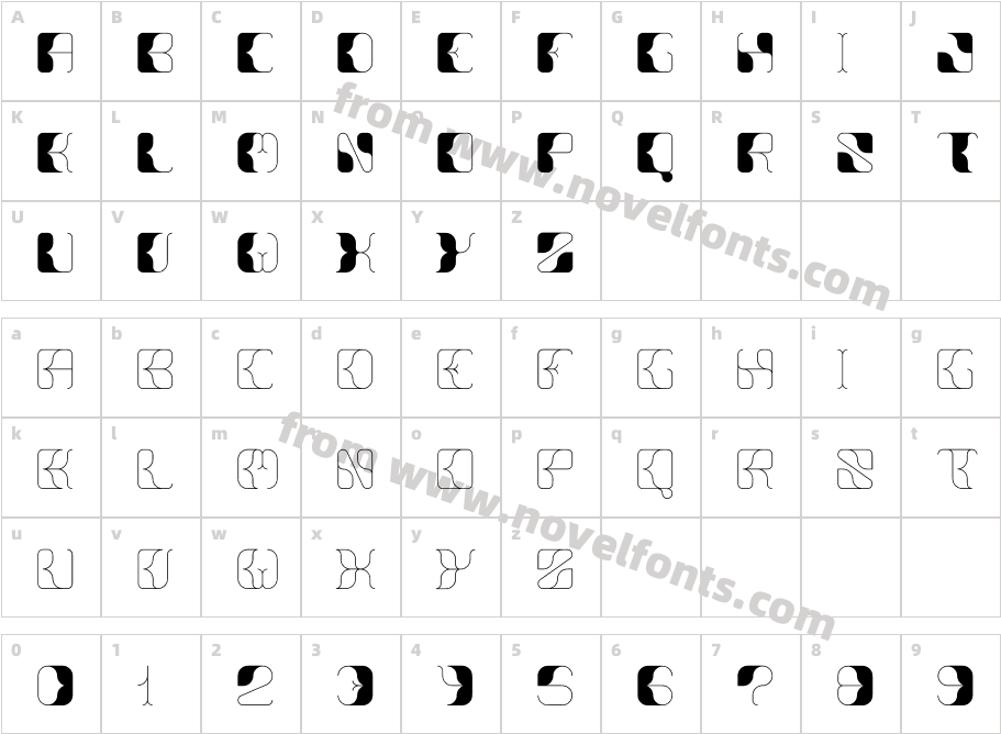 AnittaCharacter Map