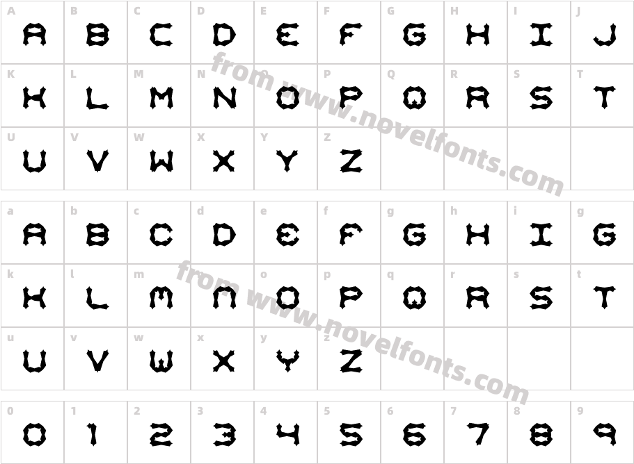 Mishmash ALT2 BRKCharacter Map