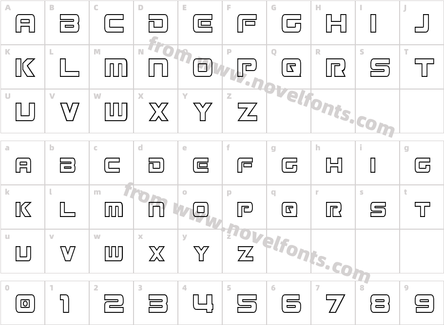 Mission GT-R Hollow CondensedCharacter Map