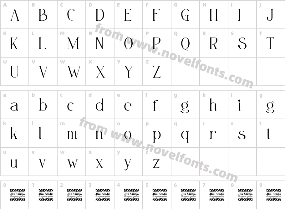 Misslena Personal useCharacter Map