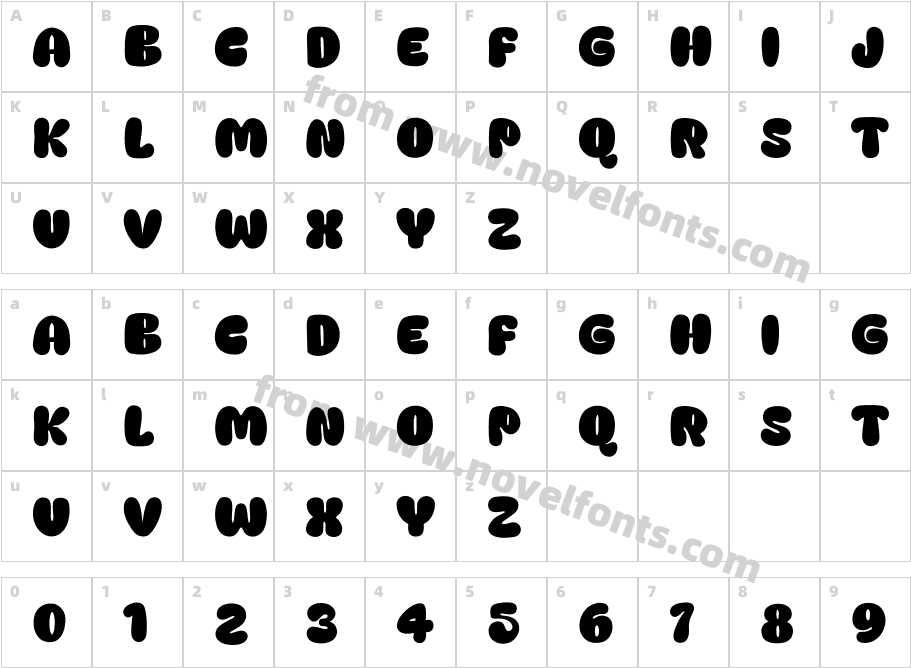 NowcloudCharacter Map
