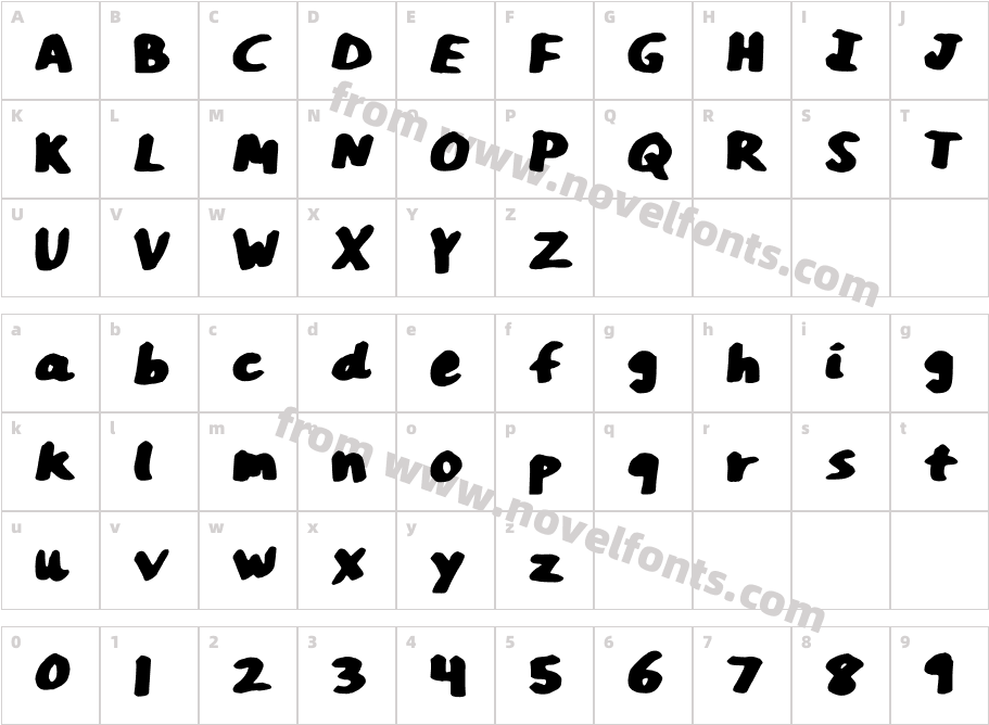 AnnMarkerCharacter Map