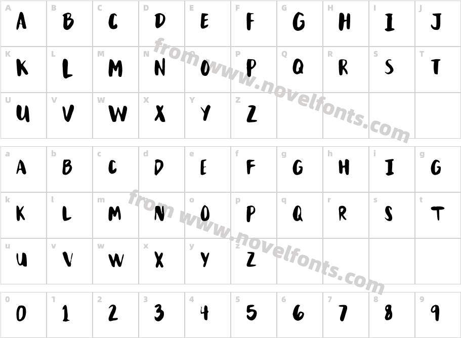 MixBrushCharacter Map