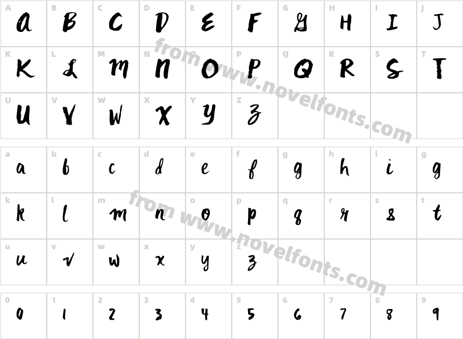 MixKitschCharacter Map