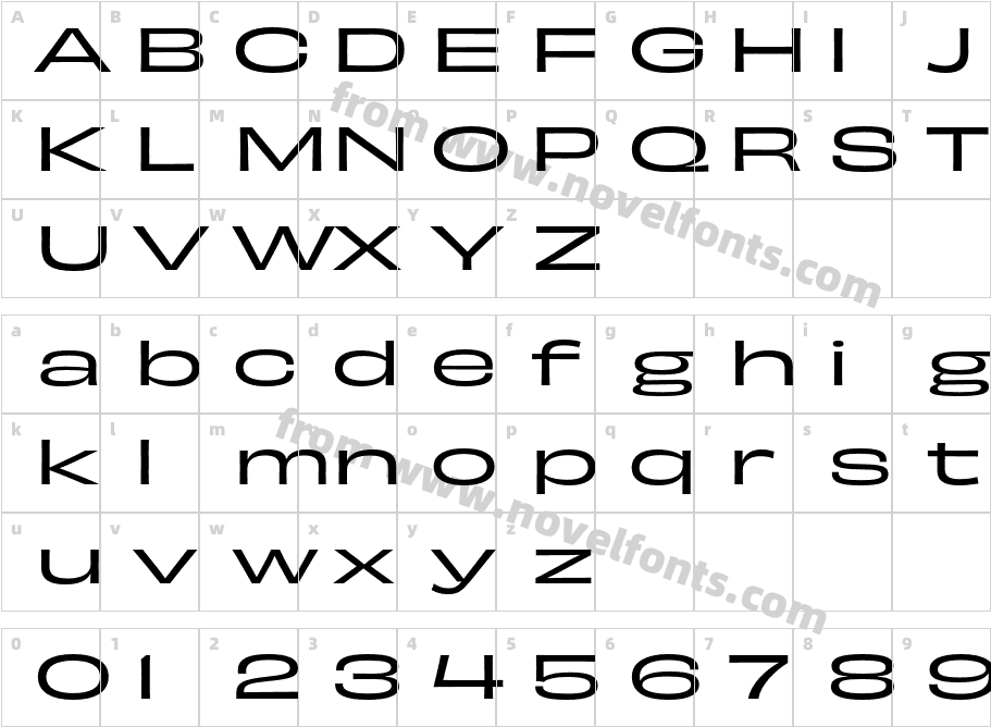 Obviously ExtdCharacter Map