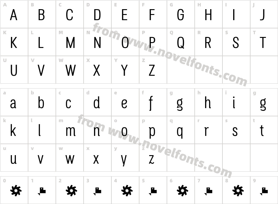 Octagen LightCharacter Map