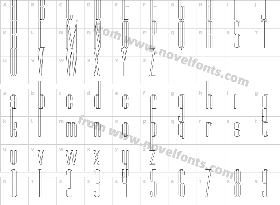 Octagon Plus demoCharacter Map