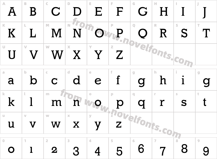 MkLatinoPlainCharacter Map