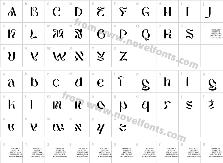 OmbakeCharacter Map