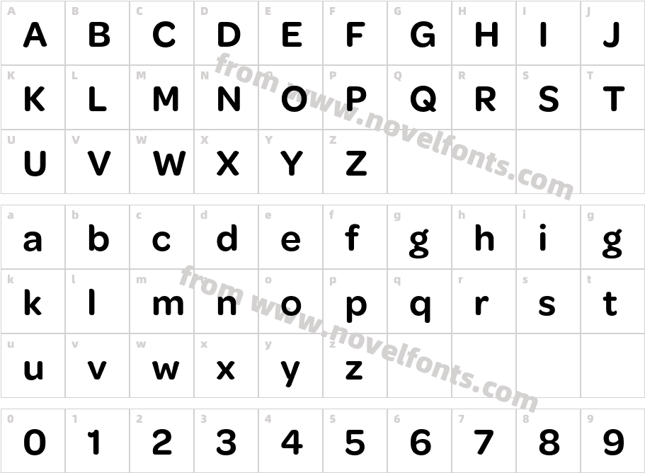 Omnes Greek Sm BoldCharacter Map