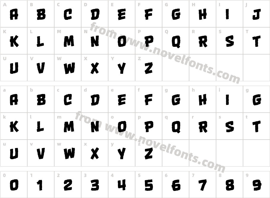 One Two Punch BBCharacter Map