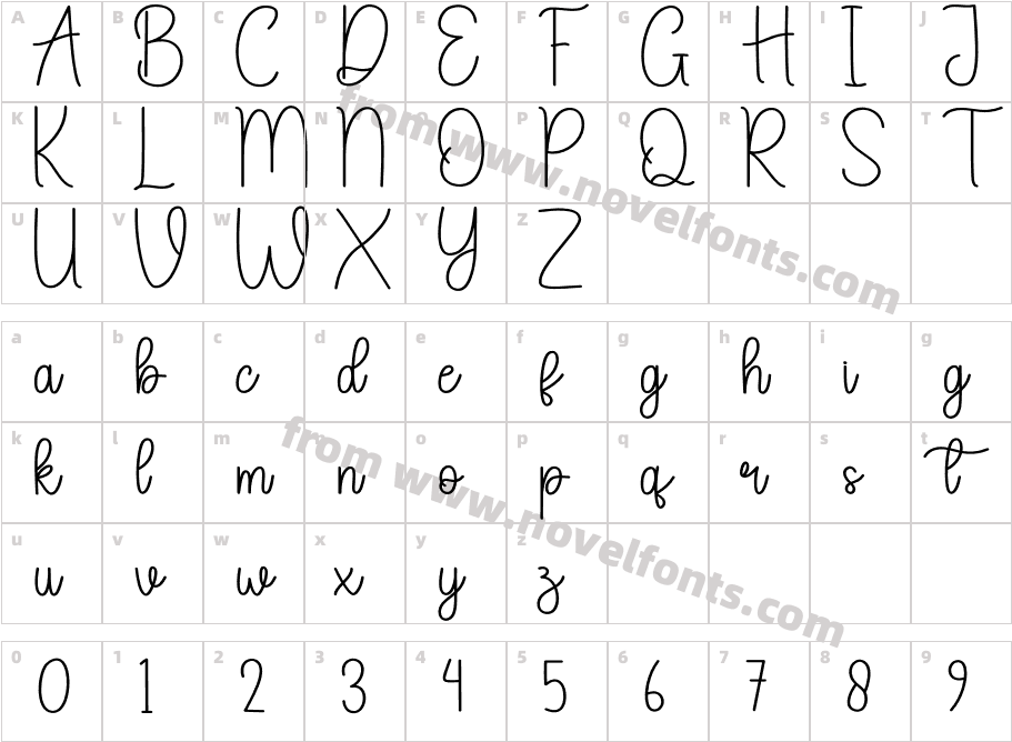 Online RegularCharacter Map