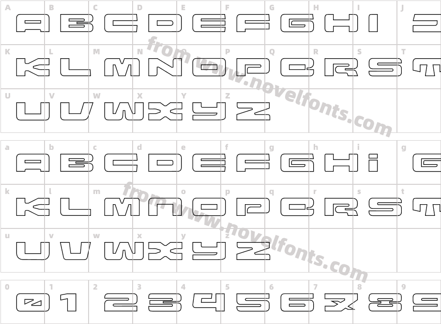 Orion Prime InlineCharacter Map