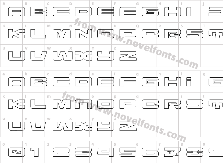 Orion Prime InlineCharacter Map