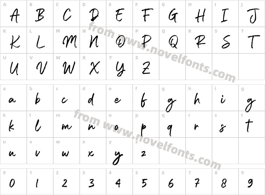 Outlook RegularCharacter Map