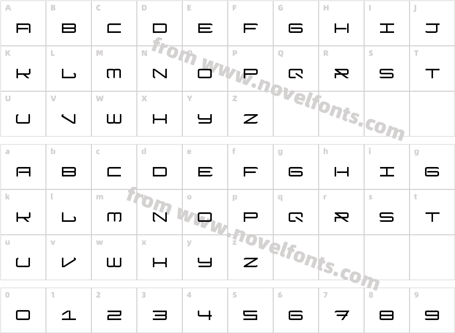 ModernismShortCharacter Map