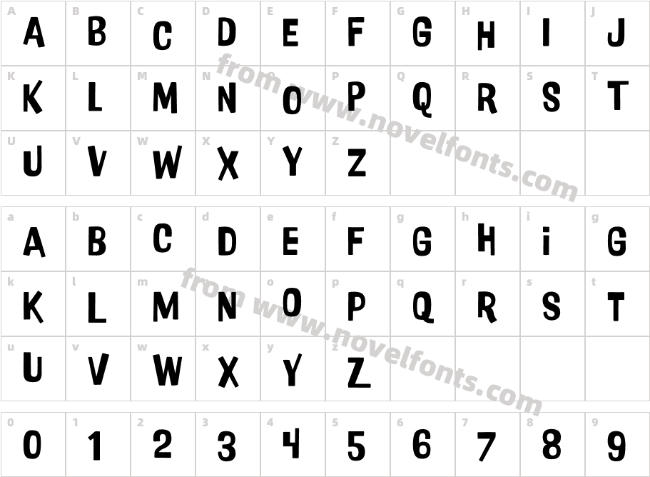 P22 Nudgewink Pro RegularCharacter Map
