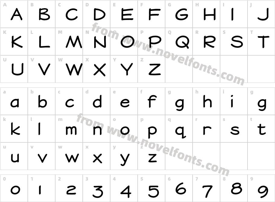 P22 Saarinen Bold Alternate2Character Map