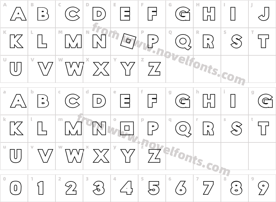 PN Robotix PowCharacter Map