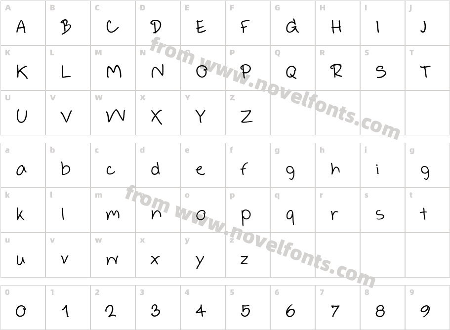 PSL Doungkamol Pro RegularCharacter Map