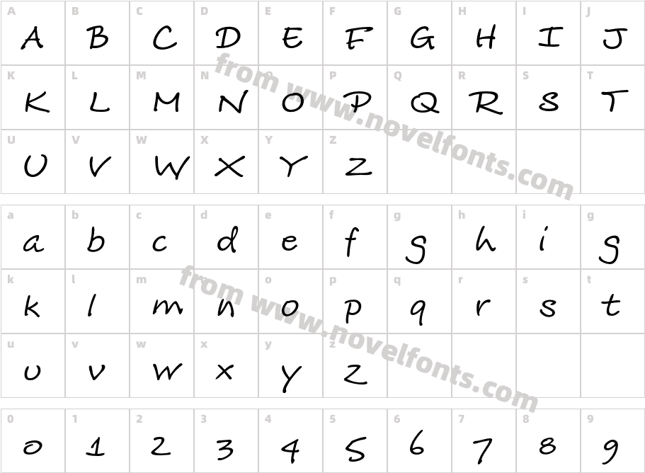 MohawcsNoteGDCharacter Map