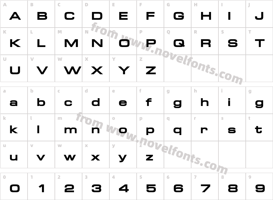 PSL Natrinthorn Extra Pro BoldCharacter Map
