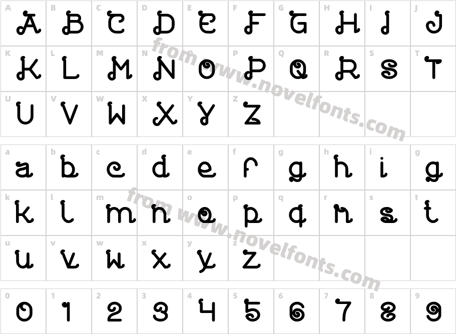 Painter pointer BoldCharacter Map