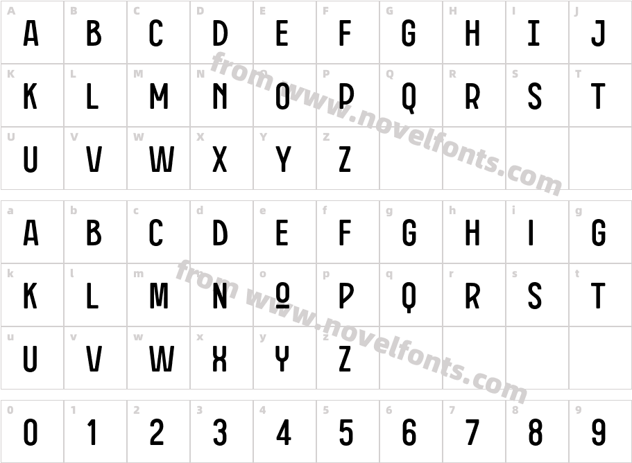 Parginer RoundedCharacter Map