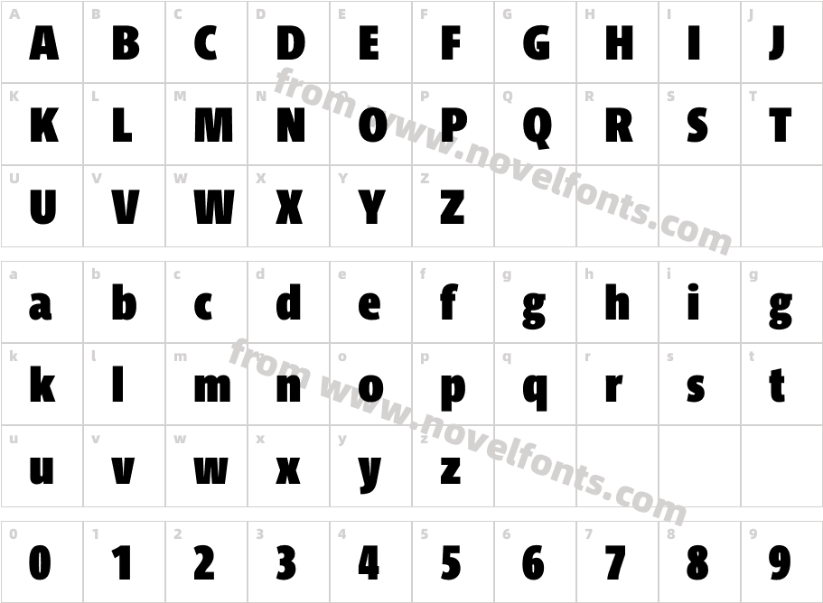 Parisine Std Comp Sombre BoldCharacter Map