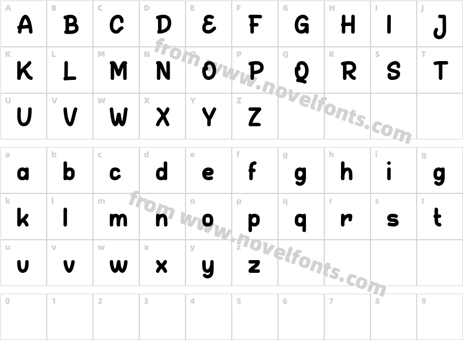 MonapellaCharacter Map