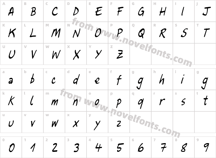 Paulo Bitencourt ItalicCharacter Map