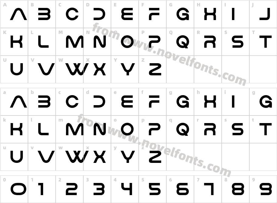 PaveltCharacter Map