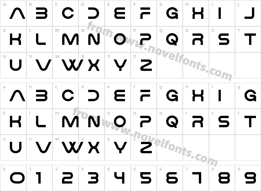 PaveltCharacter Map