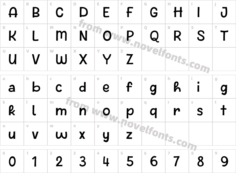 PaybreadCharacter Map