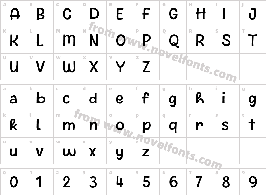 PaybreadCharacter Map
