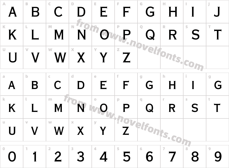 Pcopperplate ThiABCharacter Map