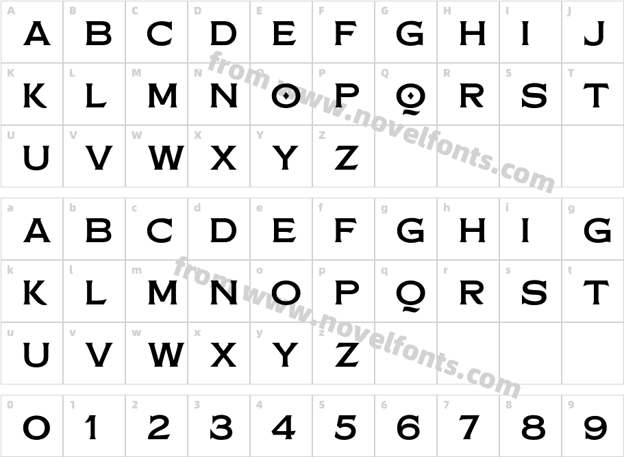 Penasser PenasserCharacter Map
