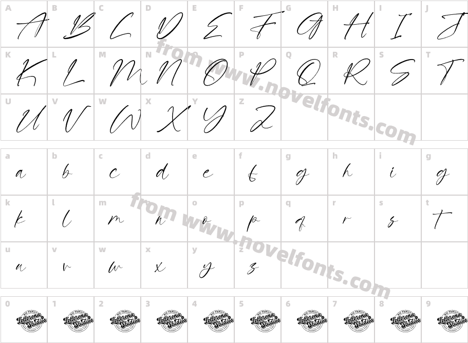 Petalik Glisten DEMO VERSIONCharacter Map