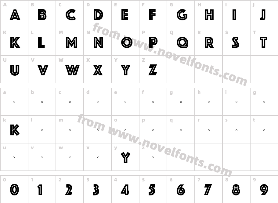 Phosphate InlineCharacter Map
