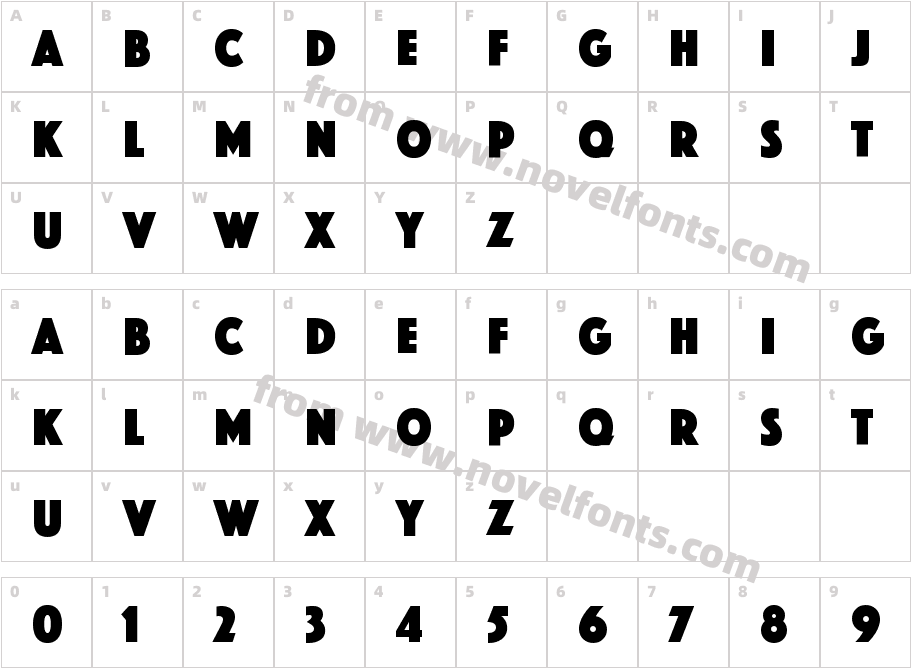 Phosphate Pro Cond Solid RegularCharacter Map